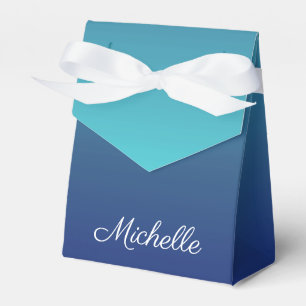 Personalisierter Ober-Farbverlauf Geschenkschachtel