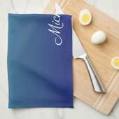 Personalisierter Ober-Farbverlauf Geschirrtuch (Viertel Falte)