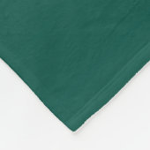 Personalisierter Ober-Farbverlauf grün Fleecedecke (Ecke)