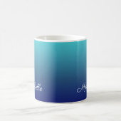 Personalisierter Ober-Farbverlauf Kaffeetasse (Mittel)