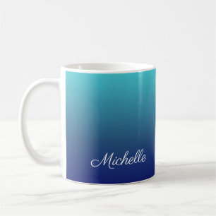 Personalisierter Ober-Farbverlauf Kaffeetasse