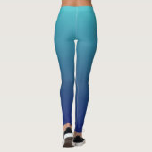 Personalisierter Ober-Farbverlauf Leggings (Rückseite)