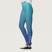 Personalisierter Ober-Farbverlauf Leggings (Links)