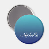 Personalisierter Ober-Farbverlauf Magnet (Vorderseite/Rückseite)