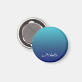 Personalisierter Ober-Farbverlauf Magnet (Vorderseite/Rückseite)