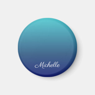 Personalisierter Ober-Farbverlauf Magnet