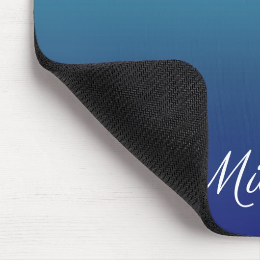 Personalisierter Ober-Farbverlauf Mousepad (Ecke)