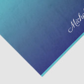 Personalisierter Ober-Farbverlauf Seidenpapier (Ausschnitt)