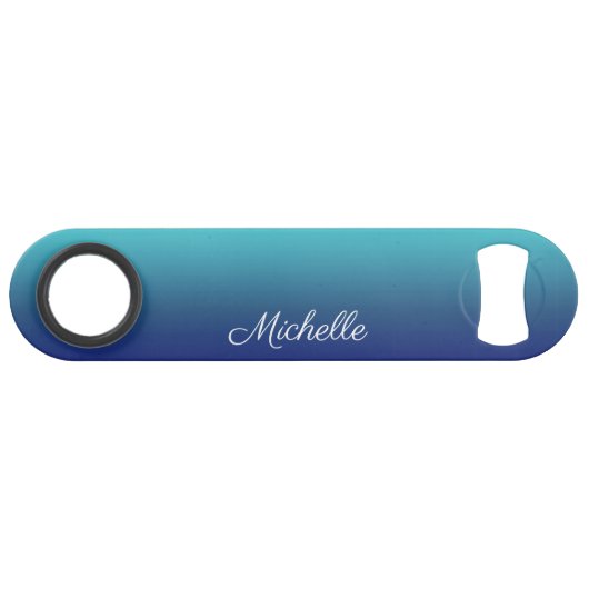 Personalisierter Ober-Farbverlauf Speed Flaschenöffner (Vorderseite (Horizontal))