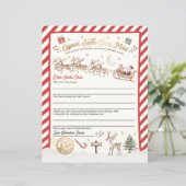 Personalisierter Offizieller Nordpol-Brief an den  (Stehend Vorderseite)