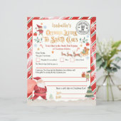 Personalisierter Offizieller Nordpol-Brief an den (Stehend Vorderseite)