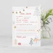 Personalisierter Offizieller Nordpol-Brief an den Einladung (Stehend Vorderseite)