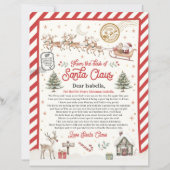 Personalisierter Offizieller Nordpol-Brief vom San (Vorderseite)