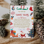 Personalisierter Offizieller Nordpol-Brief vom San Einladung