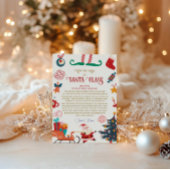 Personalisierter Offizieller Nordpol-Brief vom San Einladung