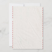 Personalisierter Offizieller Nordpol-Brief vom San Einladung (Rückseite)