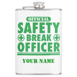 Personalisierter Offizieller Sicherheitspatent Flachmann