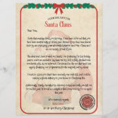 Personalisierter Offizieller Weihnachtsbrief für K (Vorderseite)