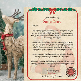 Personalisierter Offizieller Weihnachtsbrief für K