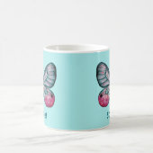 Personalisierter Oktober Aquamarin Glasswing Butte Kaffeetasse (Mittel)