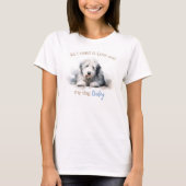 Personalisierter Old English Sheepdog T - Shirt (Vorderseite)