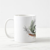 Personalisierter Olivenzweig-Monogramm-Becher | Bo Kaffeetasse (Links)