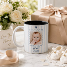 Personalisierter Oma-Becher mit Baby-Foto