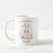 Personalisierter Oma-Erste-Ostern-Tasse Kaffeetasse (Links)