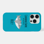 Personalisierter Oma-Hai Doo Doo Doo iPhone Hülle (Rückseite (Horizontal))