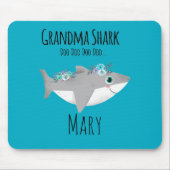 Personalisierter Oma-Hai Doo Doo Doo Mousepad (Vorne)
