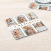 Personalisierter Oma Paper Untersetzer | Benutzerd (angewinkelt)