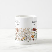Personalisierter Oma-Schöner-Wildblumengarten Kaffeetasse (Mittel)