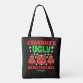 Personalisierter Oma-Weihnachtssüßer Tasche (Rückseite)