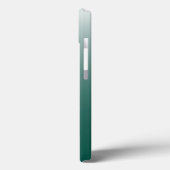 Personalisierter ombre Gradienten grün Case-Mate i iPhone Hülle (Rückseite / Links)