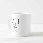Personalisierter Onkel & Osten. Jahr Kaffeetasse (Vorderseite Links)