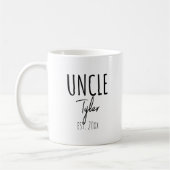 Personalisierter Onkel & Osten. Jahr Kaffeetasse (Links)