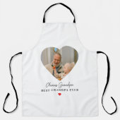 Personalisierter Opa | Bestes Opa-je-Geschenk Schürze (Vorderseite)