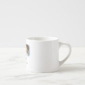 Personalisierter Opa Espresso Cup mit 1 Kind Espressotasse (Rechts)