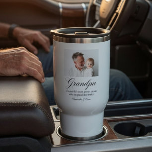 Personalisierter Opa Individuelles Geschenk für Reisebecher