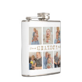 Personalisierter Opa Vinyl-Wrapper Flachmann (Rechts)