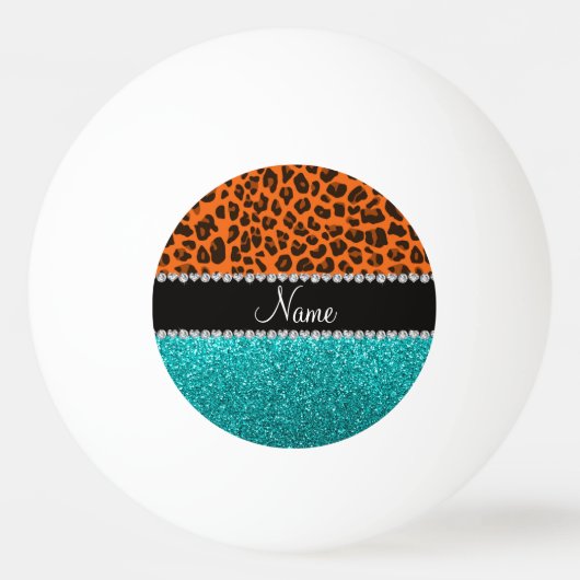 Personalisierter orange tischtennisball (Vorderseite)