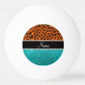 Personalisierter orange tischtennisball (Rückseite)