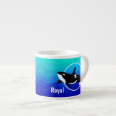 Personalisierter Orca-Espressobecher Espressotasse (Vorderseite Rechts)