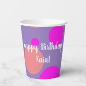 Personalisierter Orca Killer Whale Pappbecher (Rückseite)