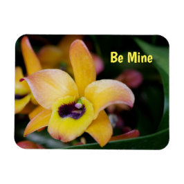 Personalisierter Orchid-Weichzeichner Magnet