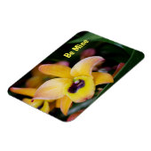 Personalisierter Orchid-Weichzeichner Magnet (Linke Seite)