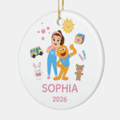 Personalisierter Ornamente für Kleinkinder, Fräule (Links)