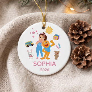 Personalisierter Ornamente für Kleinkinder, Fräule
