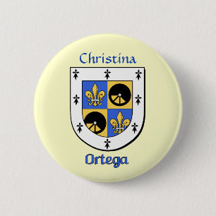 Personalisierter Ortega-Schild Button