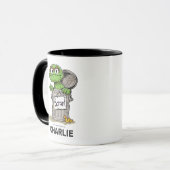 Personalisierter Oscar der Grouch Scram-Tasse Tasse (Vorderseite Links)